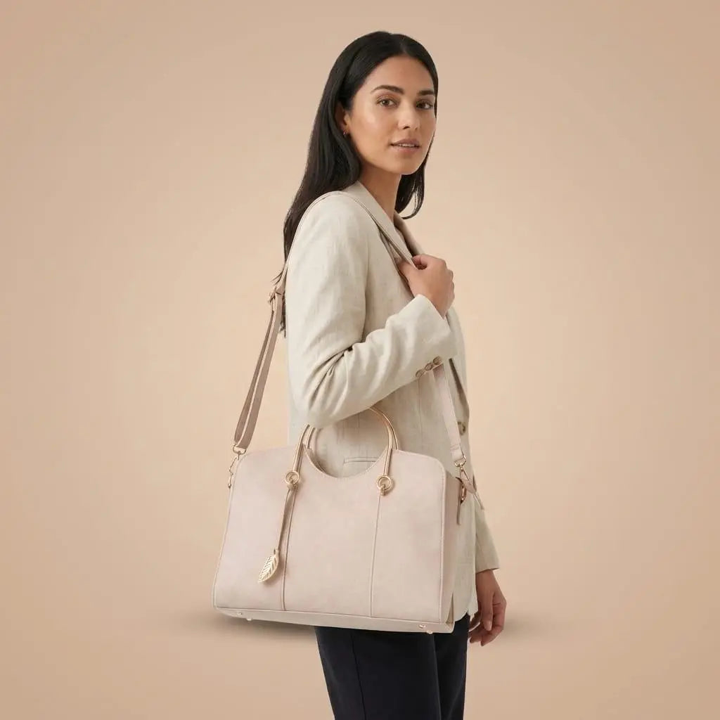 Lovix Cream Royal Classic Satchel