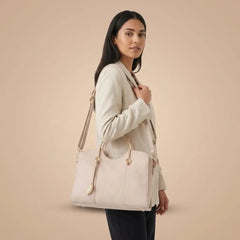 Lovix Cream Royal Classic Satchel