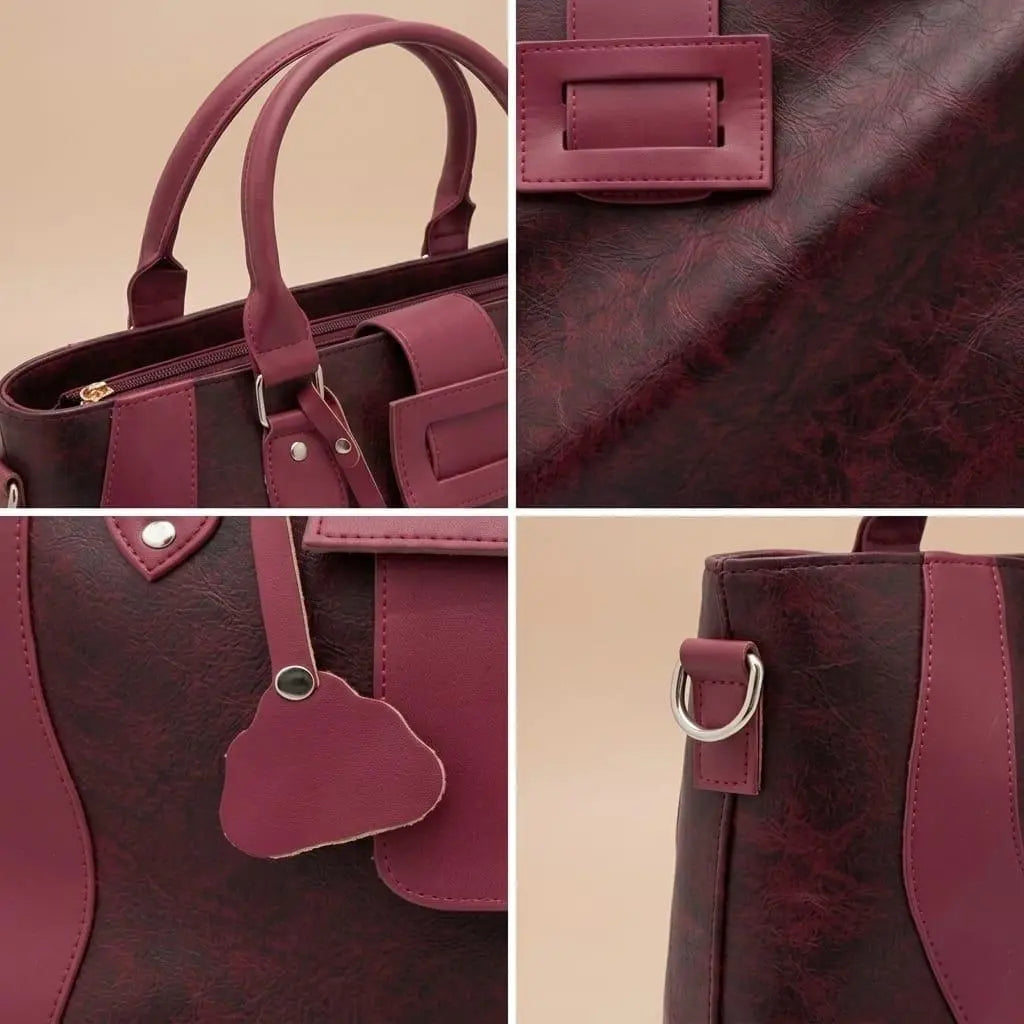 Royal Maroon Duo Carry Bag