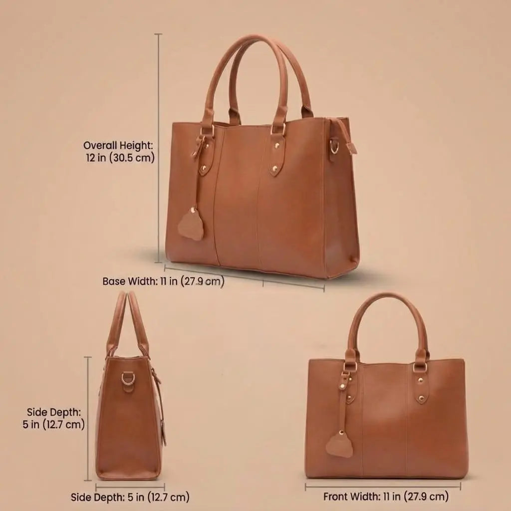 Brown Vintage Luxe Handbag