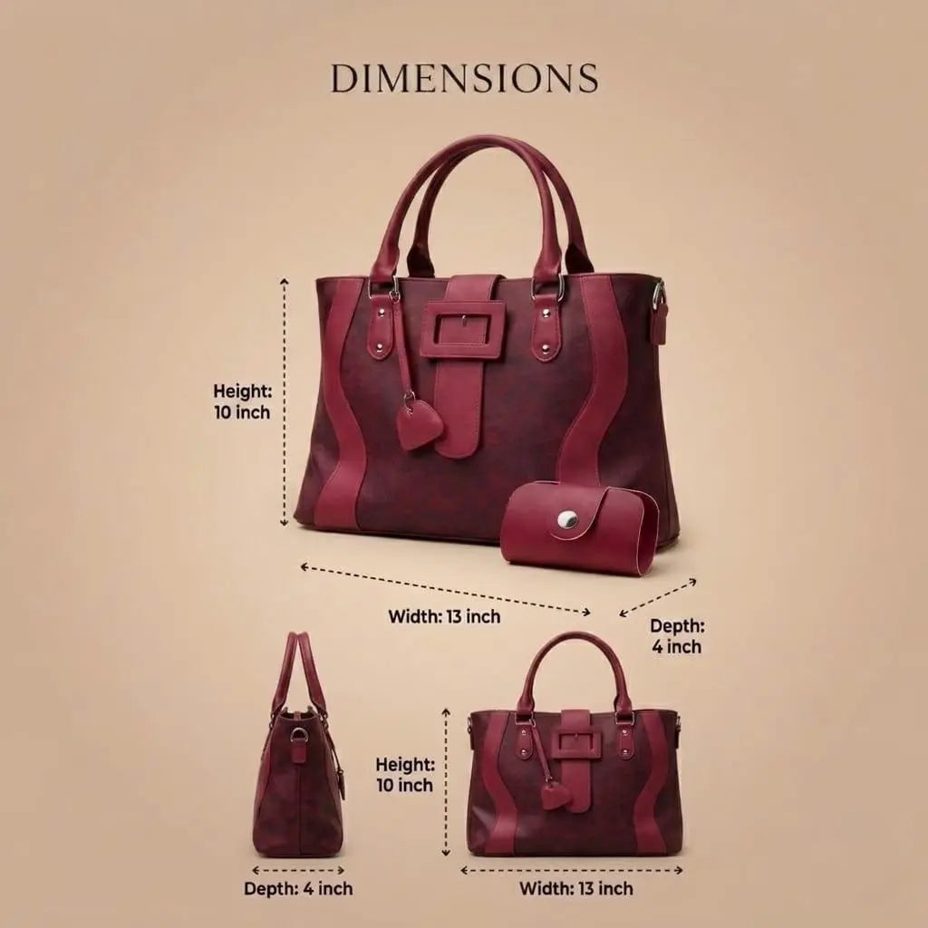 Royal Maroon Duo Carry Bag