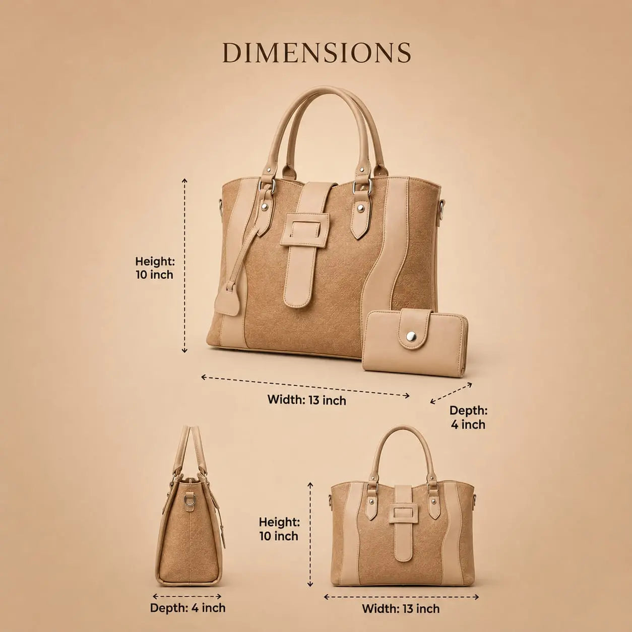Royal Cream Duo Carry Bag