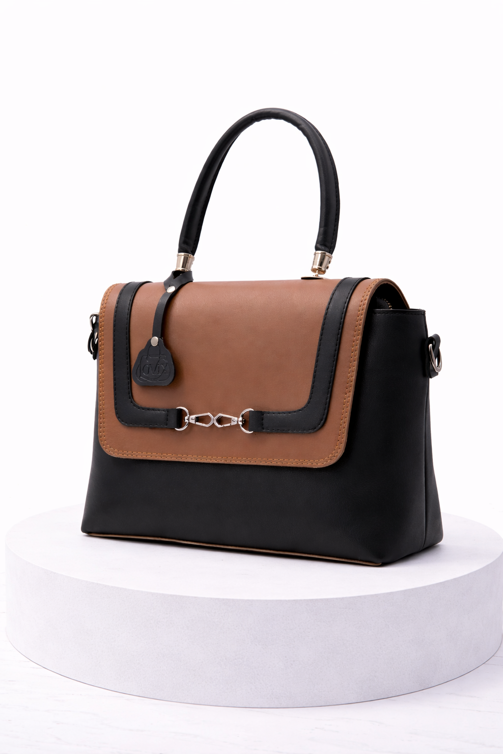 Aurielle classic Brown & black handbag