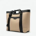 Lovix Cream & black Grace tote bag