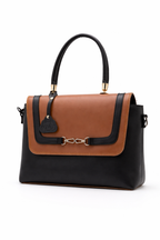 Aurielle classic Brown & black handbag