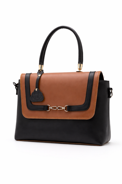 Aurielle classic Brown & black handbag