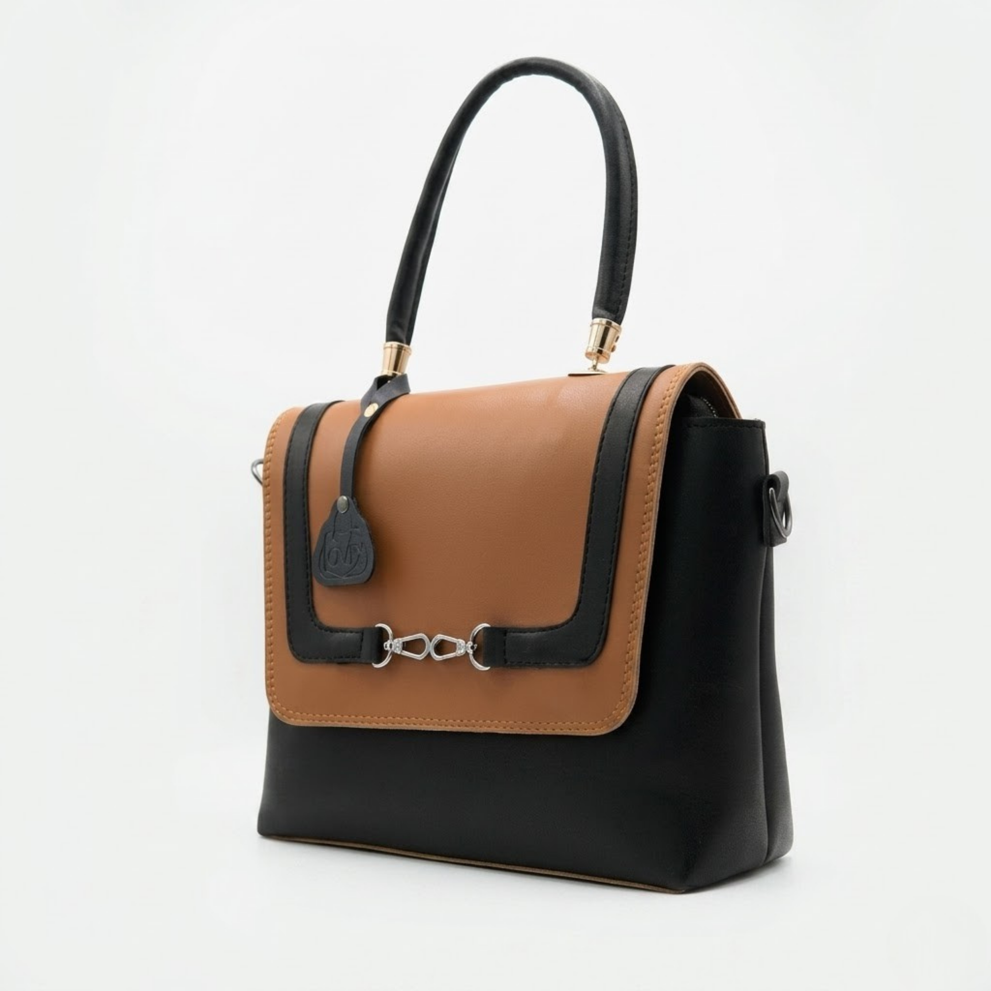 Aurielle classic Brown & black handbag