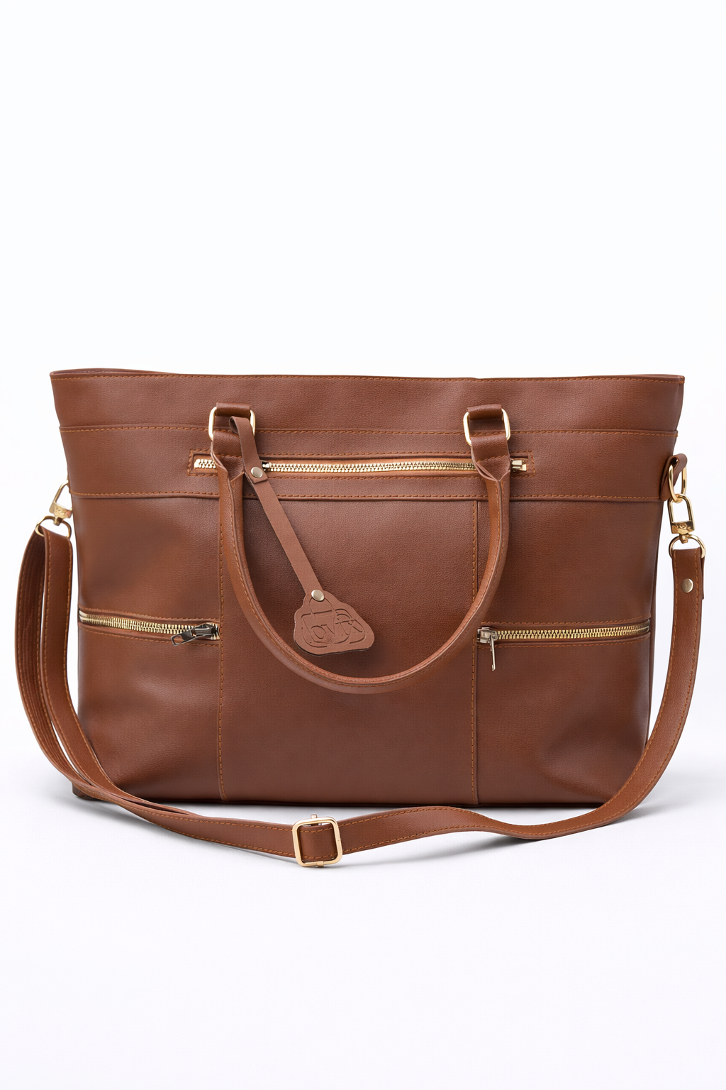 Brown Leather Tote Bag