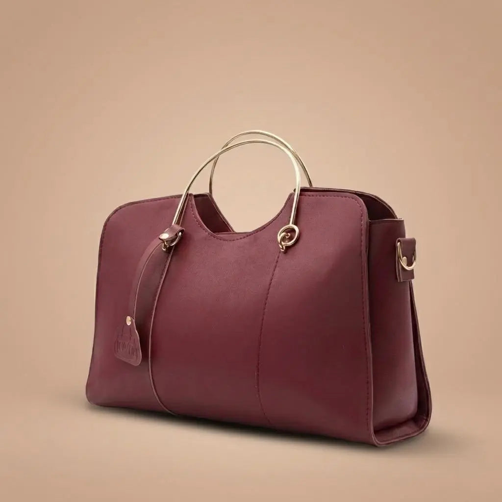 Lovix Maroon Royal Classic Satchel