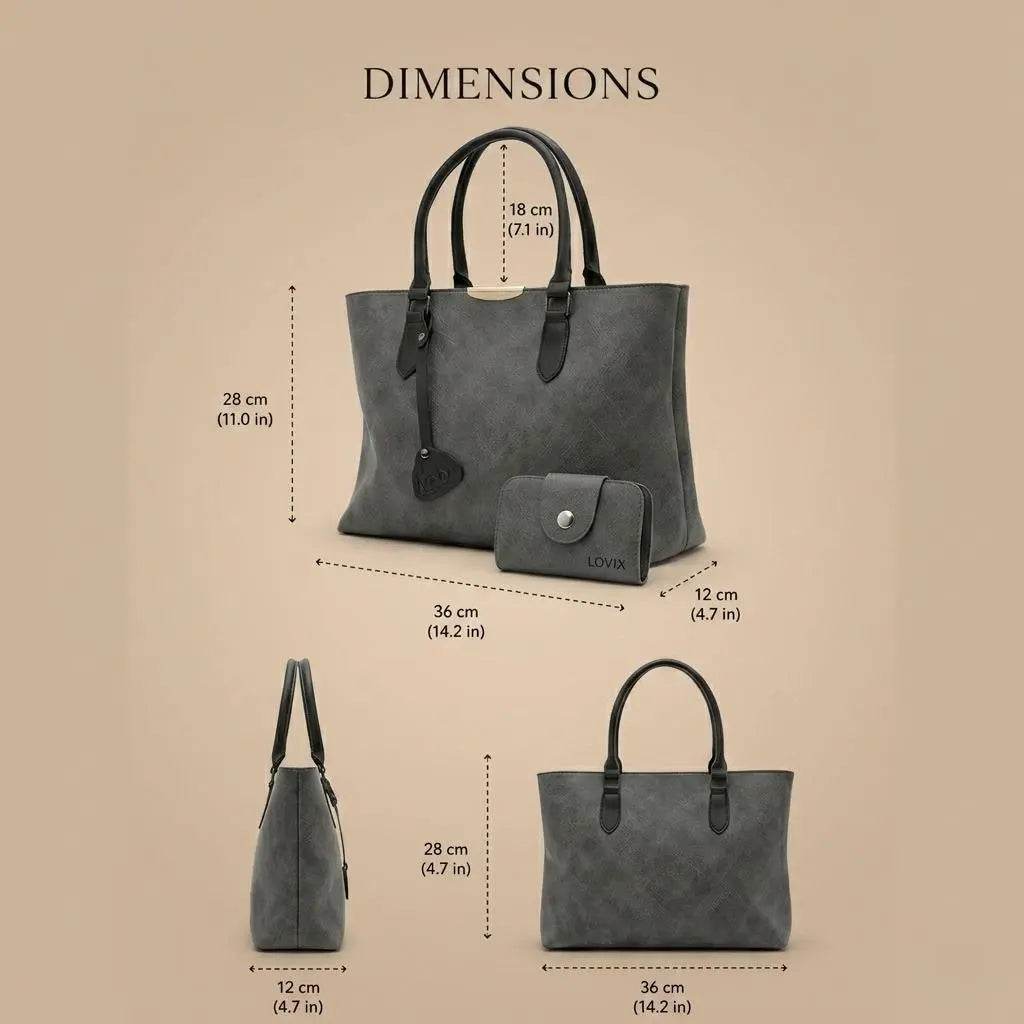 Black Structure Shoulder Bag