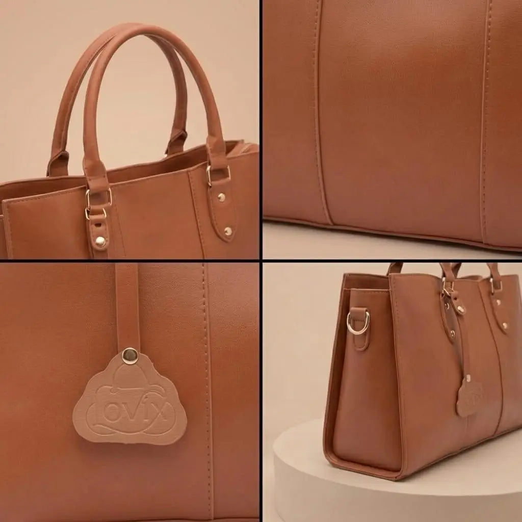 Brown Vintage Luxe Handbag