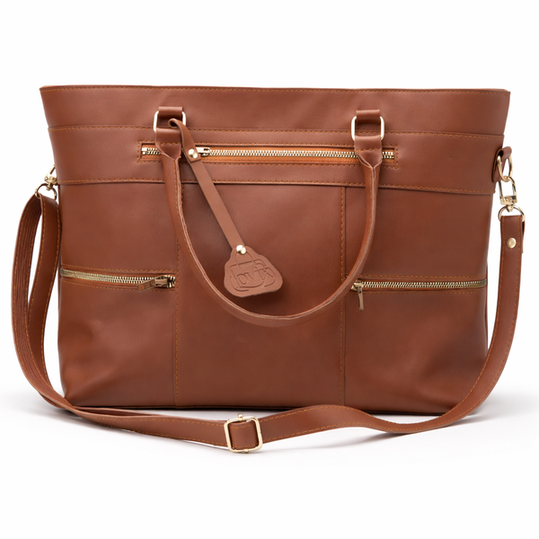Brown Leather Tote Bag