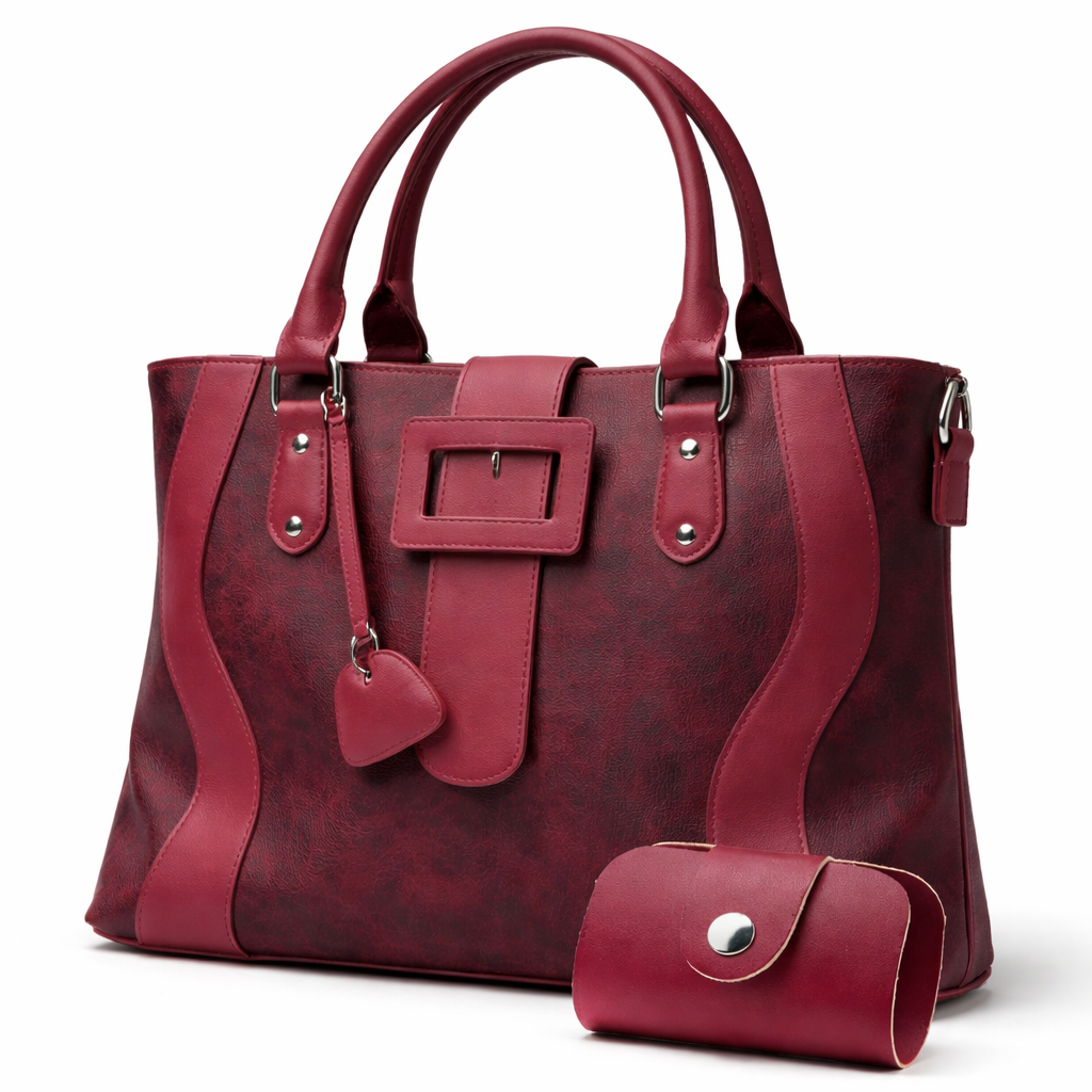 Royal Mehroon Duo Carry Bag